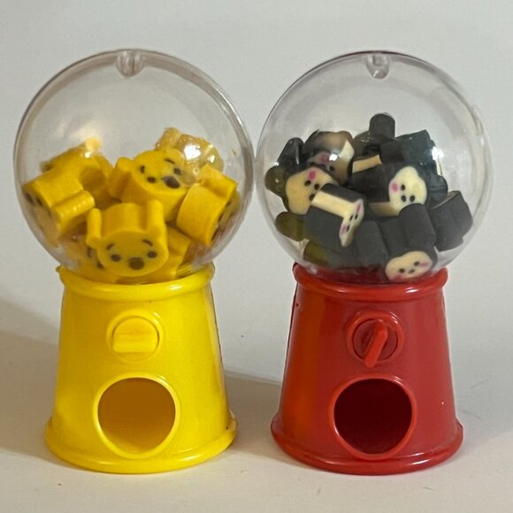 Lot of 6 Disney Mini Erasers Gumball Machines from Hong Kong Disneyland - Picture 6 of 7